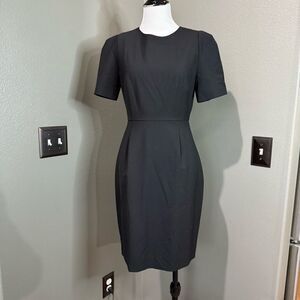 J. Crew Blue Sheath Mini Dress for Work